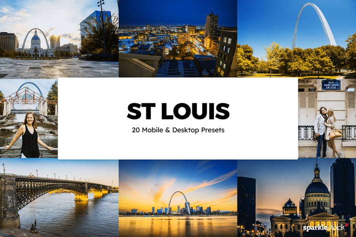 20 St Louis Lightroom Presets & LUTs