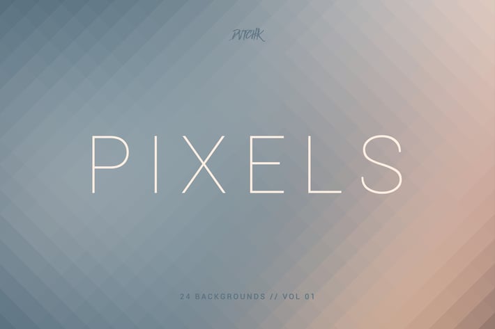 Pixels | Pixelated Backgrounds | Vol. 01