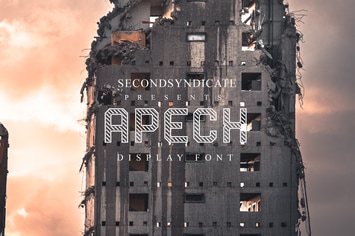 Apech Cross - Display Font