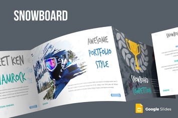 Snowboard Google Slides Template