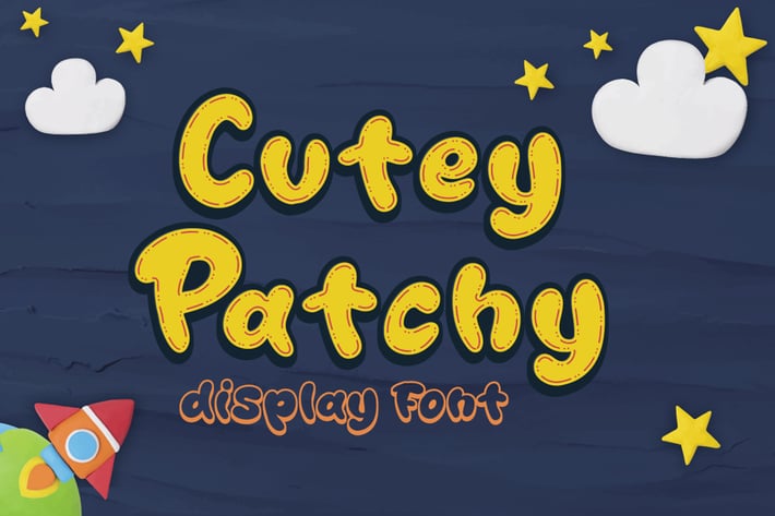 Cutey Patchy - Display Font