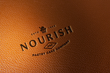 Leather Branding logo mockups