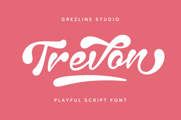 Trevon – Playful Script Font