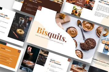 Bisquits - Cake & Cookies Powerpoint Template