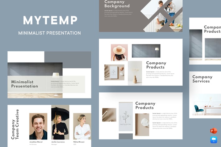 Mytemp - Minimal Presentation Template