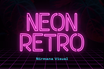 Neon Retro - Logo Font