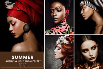 Portrait Photoshop Action & Lightrom Preset