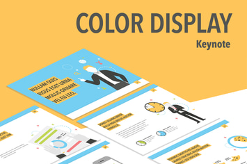 Color Display Keynote Template