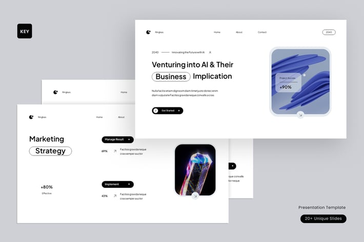 White Black Modern Technology Start Up | 001