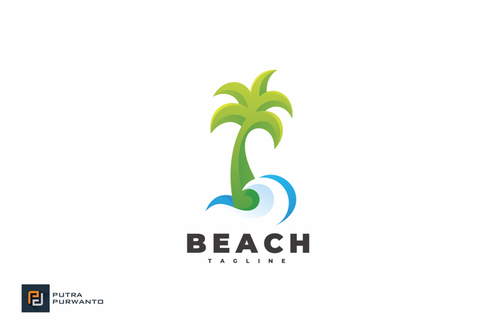 Palm Beach - Logo Template