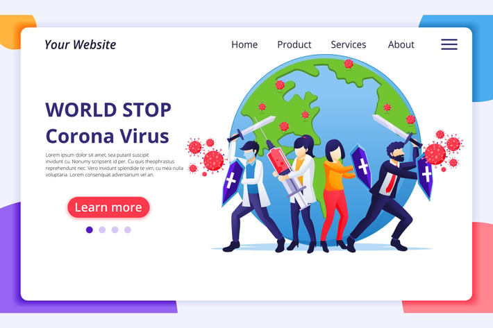 Corona Virus Illustration