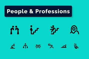People & Profession Icons Set - part 2