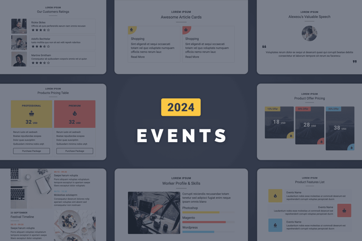 Events Responsive Email Template 2024
