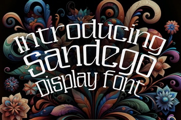 Sandego Display Font