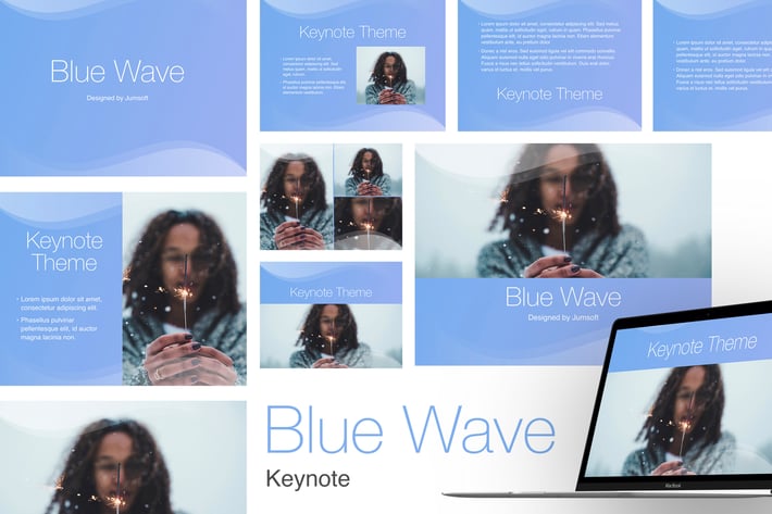 Blue Wave Keynote Template