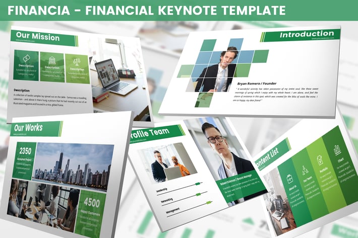 Financia - Financial Keynote Template