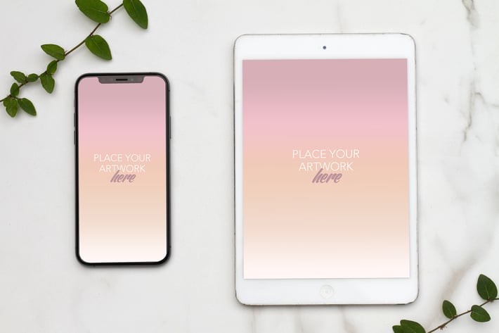 Tablet and Phone Mock Up
