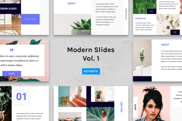 Modern Slides (Vol.1) – Keynote Template