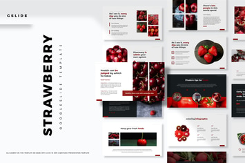 Strawberry - Google Slides Template