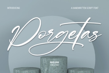 Porgetas Ink Script Font