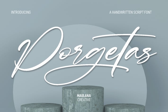 Porgetas Ink Script Font