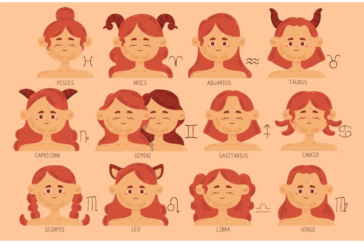 Zodiac Sign Illustration