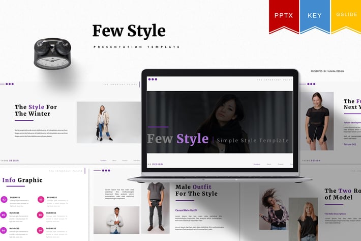 Few Style | Powerpoint, Keynote, Google Slides