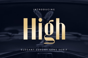 High Sans Serif - Elegant Luxury Sans Serif
