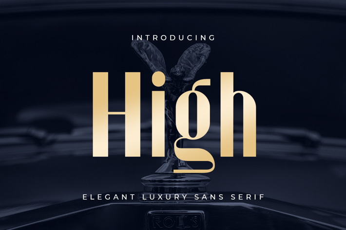High Sans Serif - Elegant Luxury Sans Serif