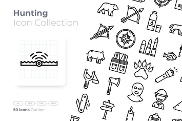 Hunting Outline Icon