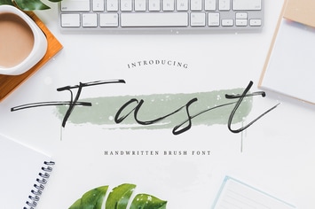 Fast - Handwritten Brush Font