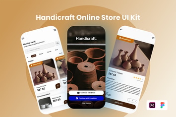 Handicraft Online Store UI Kit