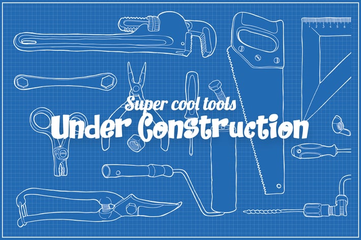 Super cool under construction tool packs