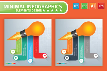 Light bulb Infographics Design
