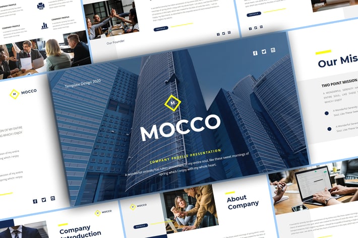 Mocco - Company Profile Keynote Template