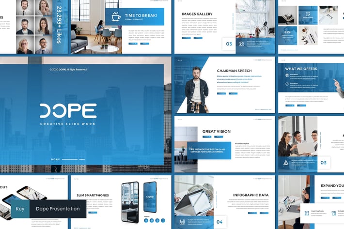 Dope - Creative Keynote Template