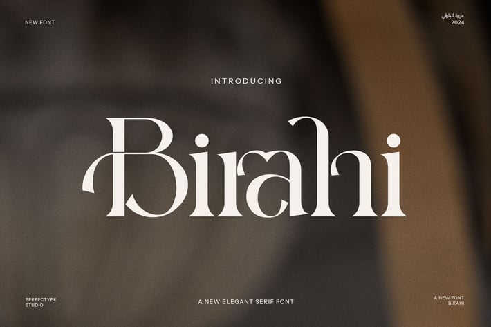 Birahi Ligature Serif Font