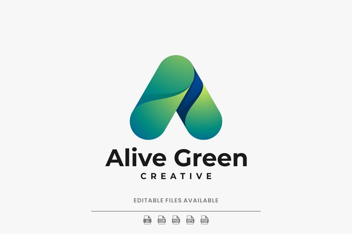 Abstract Gradient Colorful Logo
