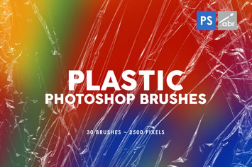 30 Plastic Photoshop Stamp Brushes | 02