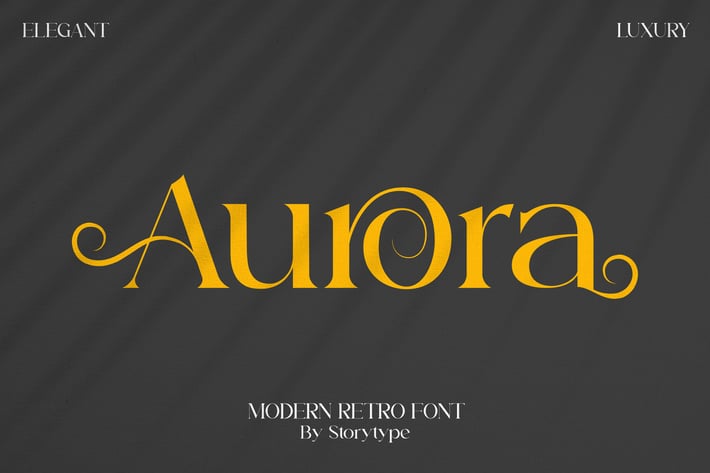 Aurora Modern Serif Font