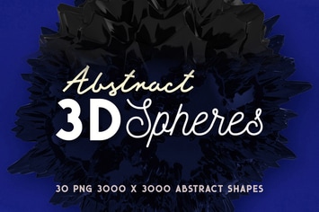 30 Abstract 3D Spheres