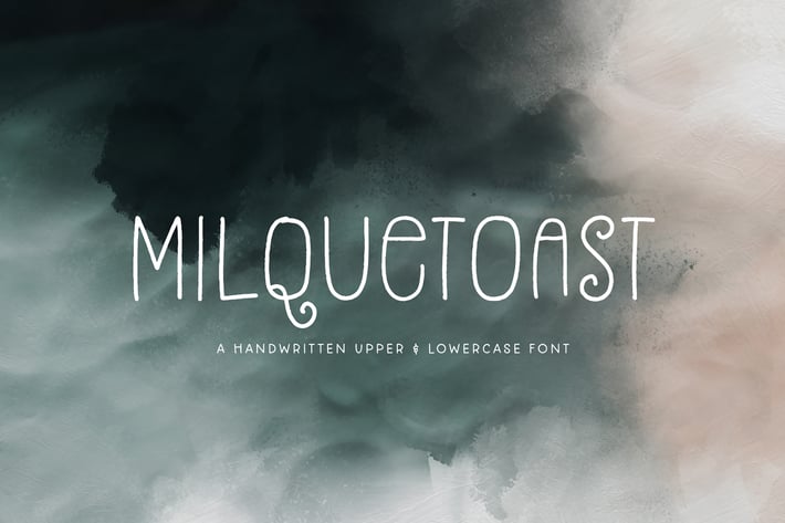 Milquetoast Typeface
