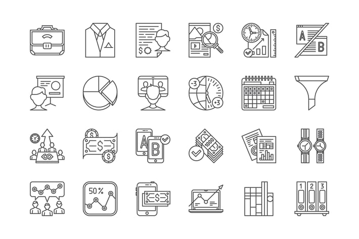 75 Business, Marketing and Finance Icons