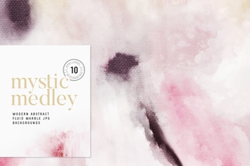 Mystic Medley Abstract Painterly JPG Backgrounds 