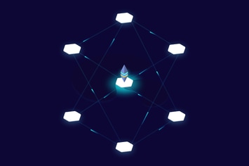 Blockchain Platform Isometric Illustration