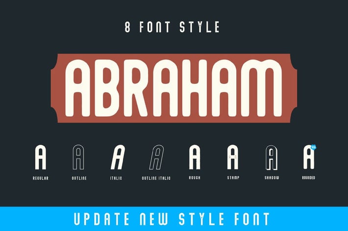 Abraham Font Family