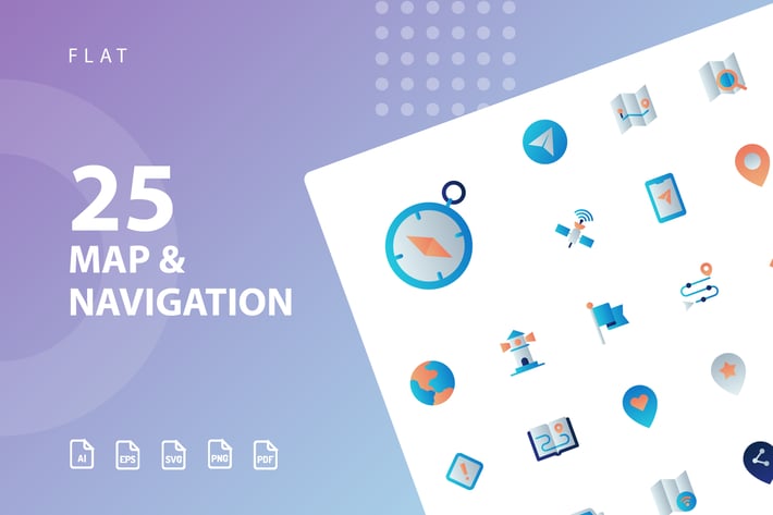 Map & Navigation Flat