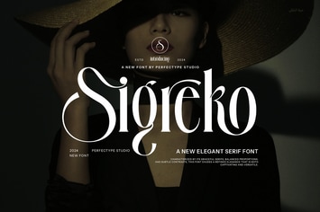 Sigreko Elegant Ligature Serif Font