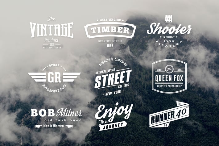 Vintage Badges Vol.3