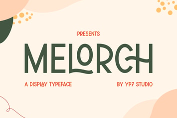 Melorch Business Display Font
